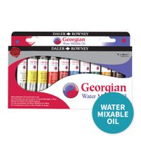 Daler Rowney Georgian Water Mixable Oil Introduction Set 10 x 20ml