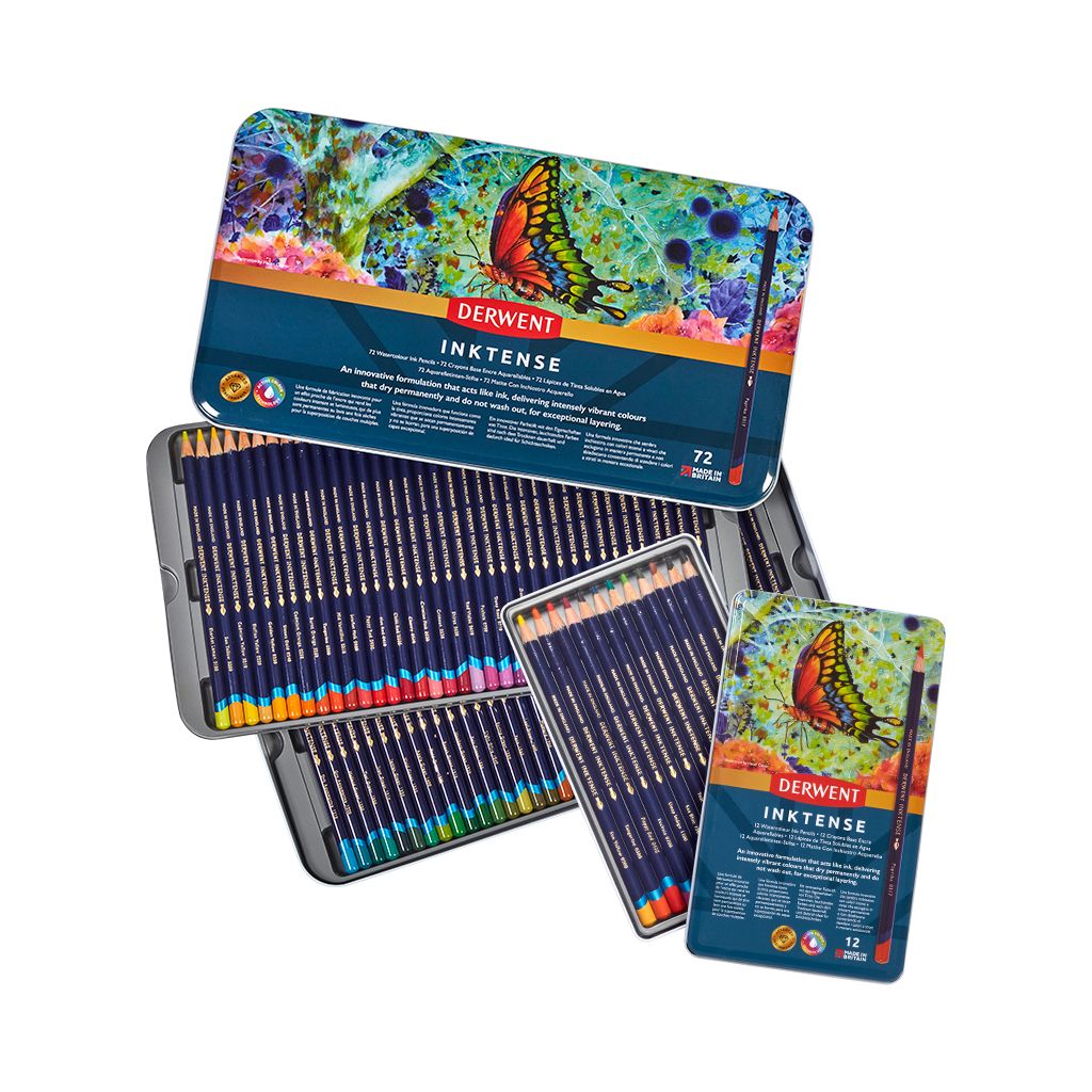 Derwent Inktense 72 Wooden Box Set | Bromleys Art Supplies