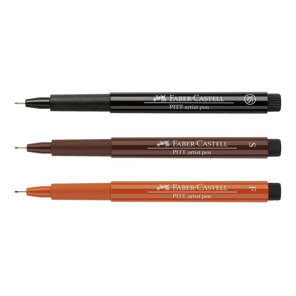 7 Sets FABER-CASTELL PITT offers ARTIST PEN Pencil SETS