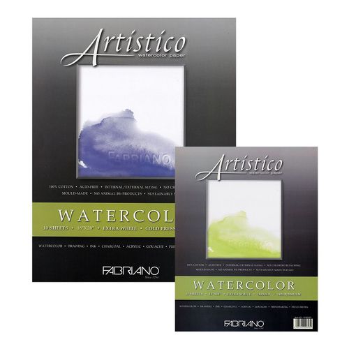 Image of Fabriano Artistico Extra White Watercolour Paper Pack