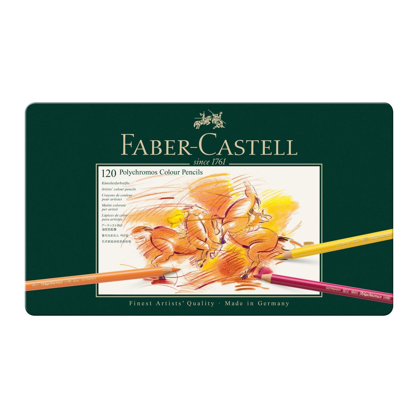 Faber Castell Polychromos Artists Colour Pencil Tin of 120