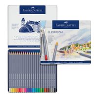 Faber-Castell Goldfaber Aqua Watercolour Pencils Tin of 24