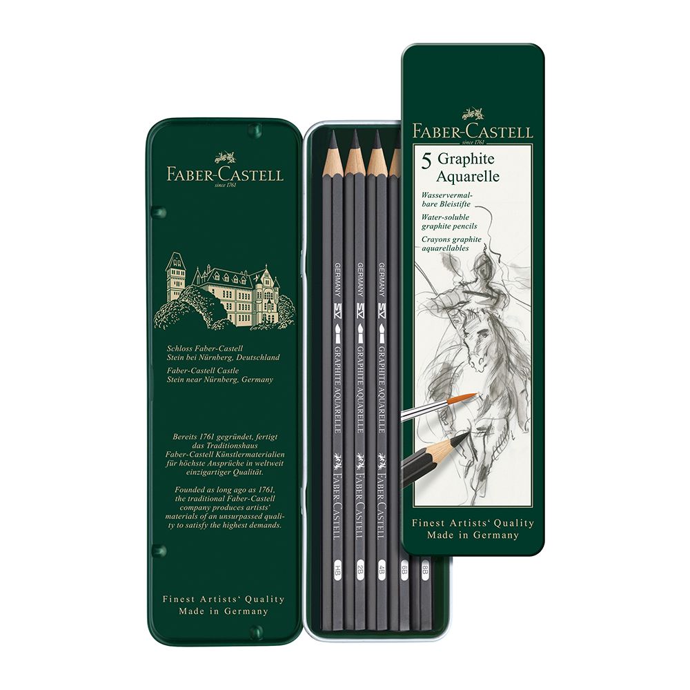 Faber-Castell 9000 Graphite Pencil 5H - Classic Artist Pencil, 12 Pack - View #8