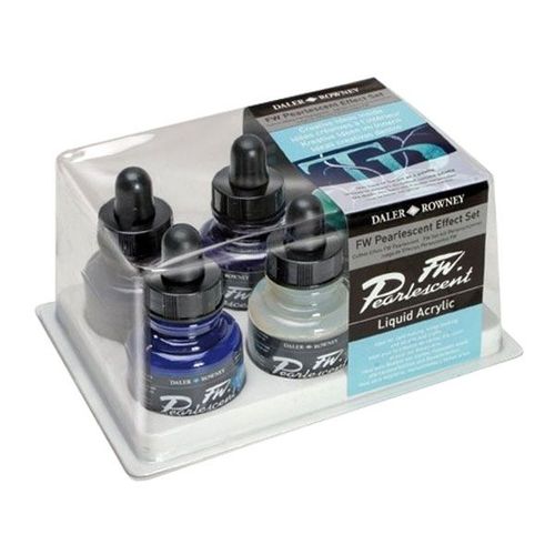 Image of Daler Rowney FW Pearlescent Ink Set