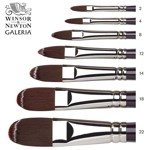 Image of Winsor & Newton Galeria (Long Handle) Filbert