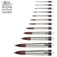 Winsor & Newton Galeria (Short Handle) Round