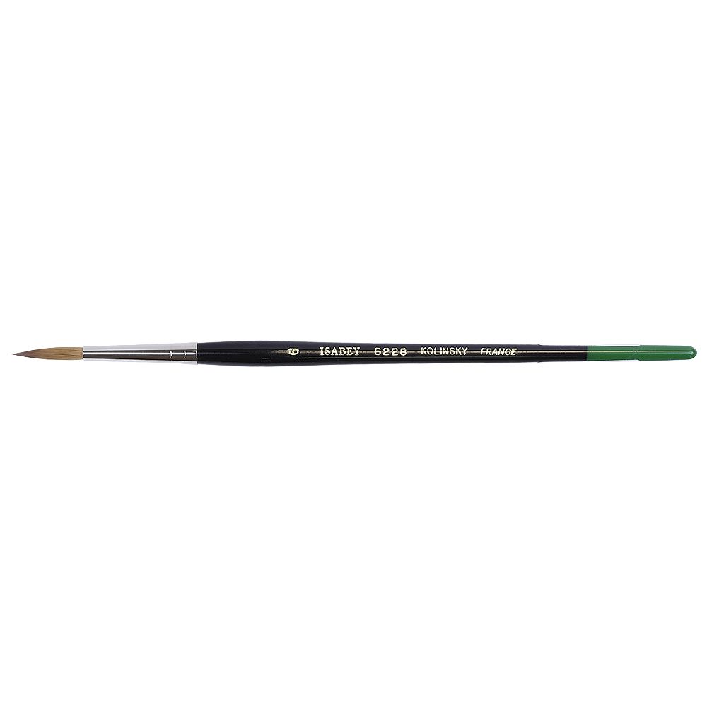 Serie 6228i Aquarellpinsel Isabey Kolinsky Aquarellpinsel Serie 6228i - Profi Rundpinsel Größe 6 Für Wasserfarben Größe 6 Aquarellpinsel