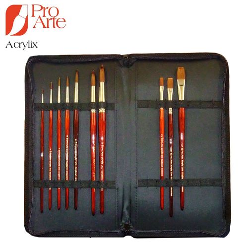 Image of Pro Arte Brush Case Set Acrylix