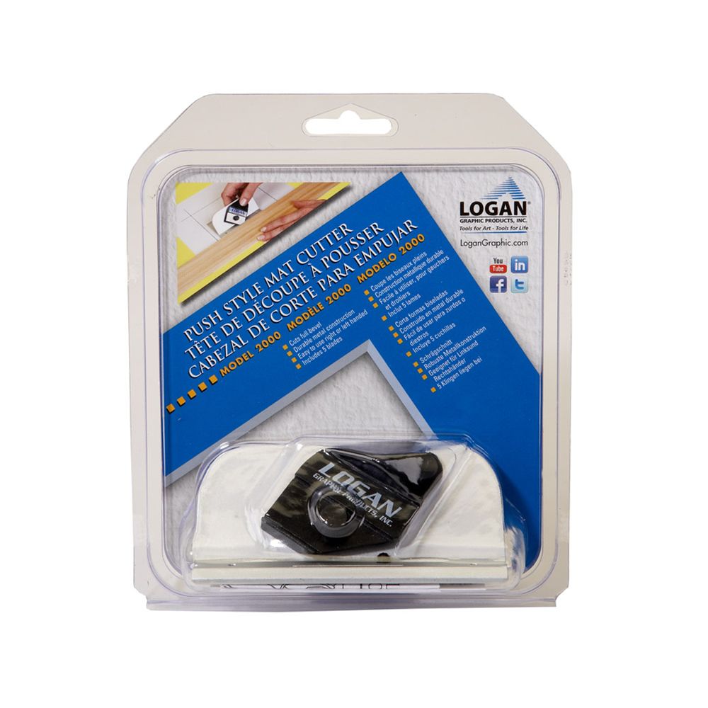 Logan 2000 Push Style Handheld Mount Cutter | Bromleys Art Supplies Logan 2000 Push Style Handheld Mount Cutter | Bromleys Art Supplies