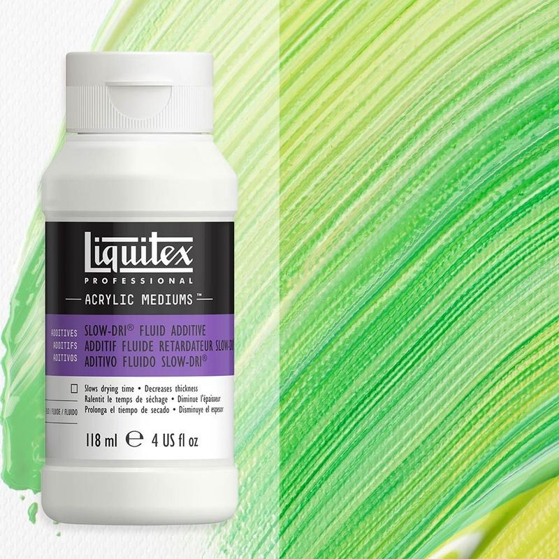 LIQUITEX - Médium retardateur fluide slow-dri - Atelier Phuong
