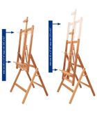 Thumbnail 4 of Mabef M33 Convertible Studio Easel