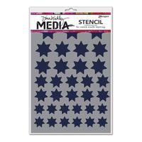 Dina Wakley Media Stencil Variegated Stars