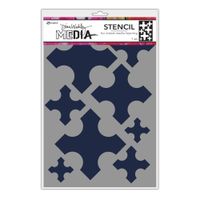 Dina Wakley Media Stencil Large Medieval Crosses