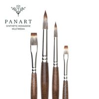 Panart Synthetic Mongoose Multimedia Brush Set of 4 MS02