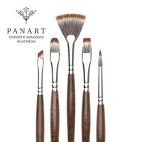 Panart Synthetic Mongoose Multimedia Brush Set of 5 MS05