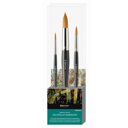 Image of Escoda Nicholas Simmons Brush Set No 1