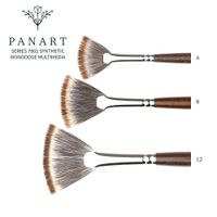 Panart Series 7801 Synthetic Mongoose Multimedia Brush Fan