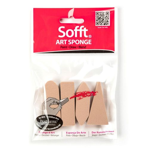 Image of PanPastel Sofft Art Sponge Assorted Shapes Pack