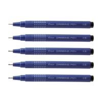 Pilot Drawing Fineliner Pen Set of 5