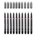 Thumbnail 2 of Pigma Micron Black Edition Set of 10 + Free Pen Case