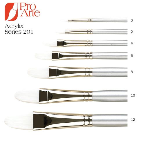 Image of Pro Arte Acrylix Series 201 Filbert