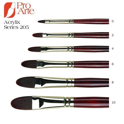 Image of Pro Arte Acrylix Series 205 Filbert