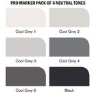 Thumbnail 2 of Winsor & Newton Promarker Pack of 6 Neutral Tones