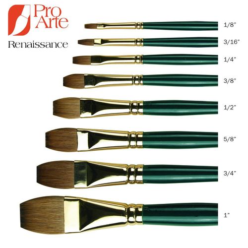 Image of Pro Arte Renaissance Flat Brush