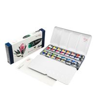 Rosa Gallery Watercolour Botanical 28 Whole Pan Tin Set