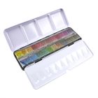 Thumbnail 2 of Sennelier L'Aquarelle Watercolour Metal Tin of 24 Half Pans