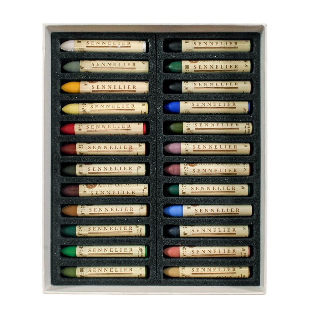 Sennelier Oil Pastel 24 Stick Landscape Set | Bromleys Art Supplies