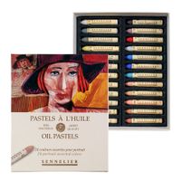 Sennelier Oil Pastel 24 Stick Portrait Set