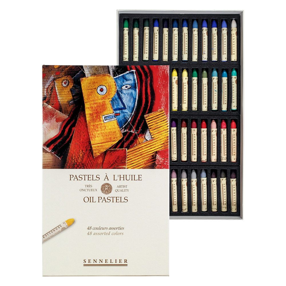 Sennelier Oil Pastel 48 Stick Assorted Set | Bromleys Art Supplies