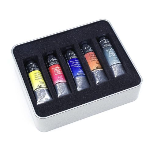 Image of Sennelier L'Aquarelle Watercolour 5 x 10ml Trial Set