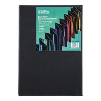 Seawhite Black Paper Concertina Sketchbook with Case