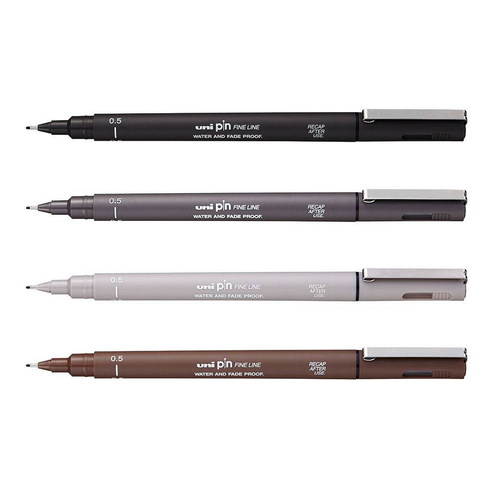 Uni Pin Fine Line Pens from Uni-Ball Bromleys Art Supplies