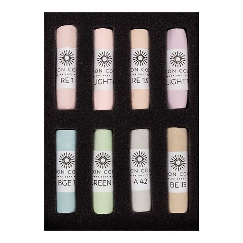 Image of Unison Colour Soft Pastel Light Colours Set of 8