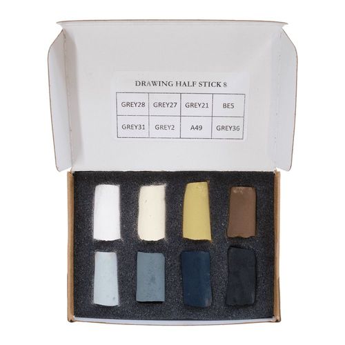 Image of Unison Colour Soft Pastel Mini Half Stick Set Drawing