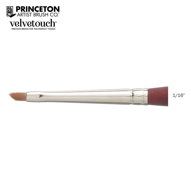 Pincel Técnica Mixta Velvetouch Princeton Sintético - Aba... | La Casa