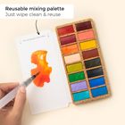 Thumbnail 5 of Viviva Watercolour Pans Spring 16 Colour Set