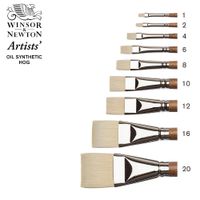 Winsor & Newton Artists' Oil Synthetic Hog Bright Brush