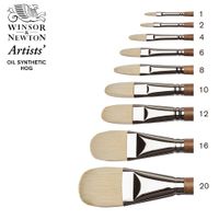 Winsor & Newton Artists' Oil Synthetic Hog Filbert Brush