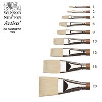 Winsor & Newton Artists' Oil Synthetic Hog Flat Brush