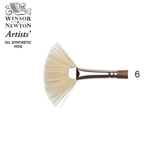 Image of Winsor & Newton Artists' Oil Synthetic Hog Fan Brush