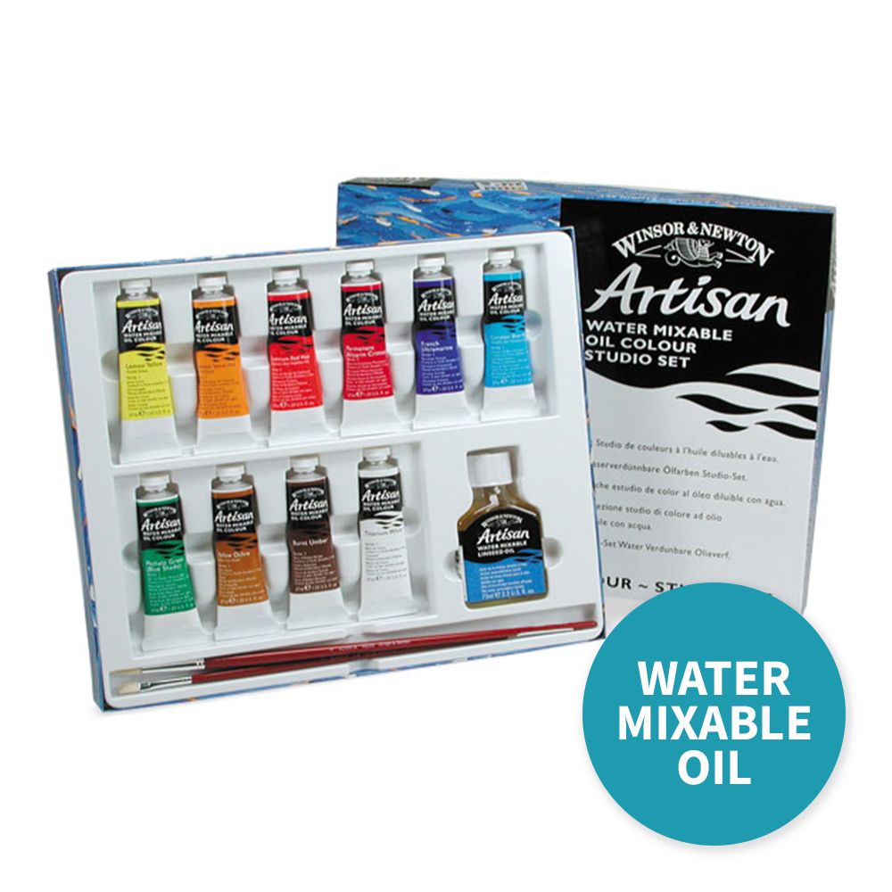 Artisan Windsor and newton hot water mixable oil colour