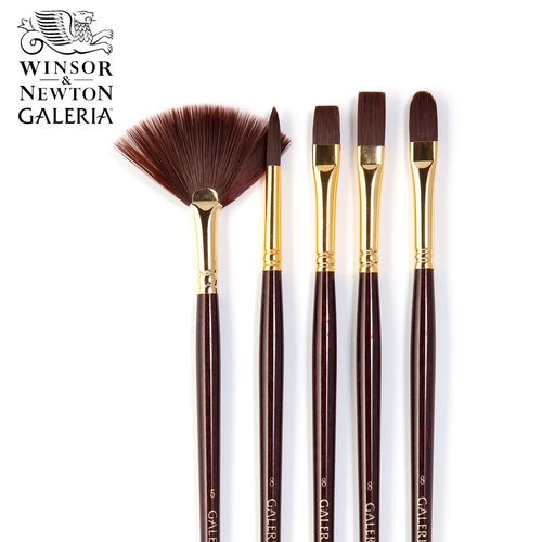 Image of Winsor & Newton Galeria Long Handle Brush Set