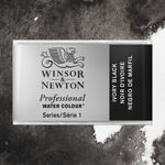 Winsor & Newton Professional Watercolours Whole Pan Ivory Black preview