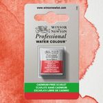 Winsor & Newton Professional Watercolours Half Pan Cadmium Free Scarlet preview