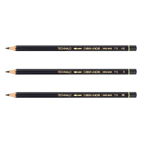 Caran d'Ache Technalo Water Soluble Pencil 3B