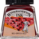 Winsor & Newton Drawing Inks 14ml Bottles Brick Red preview